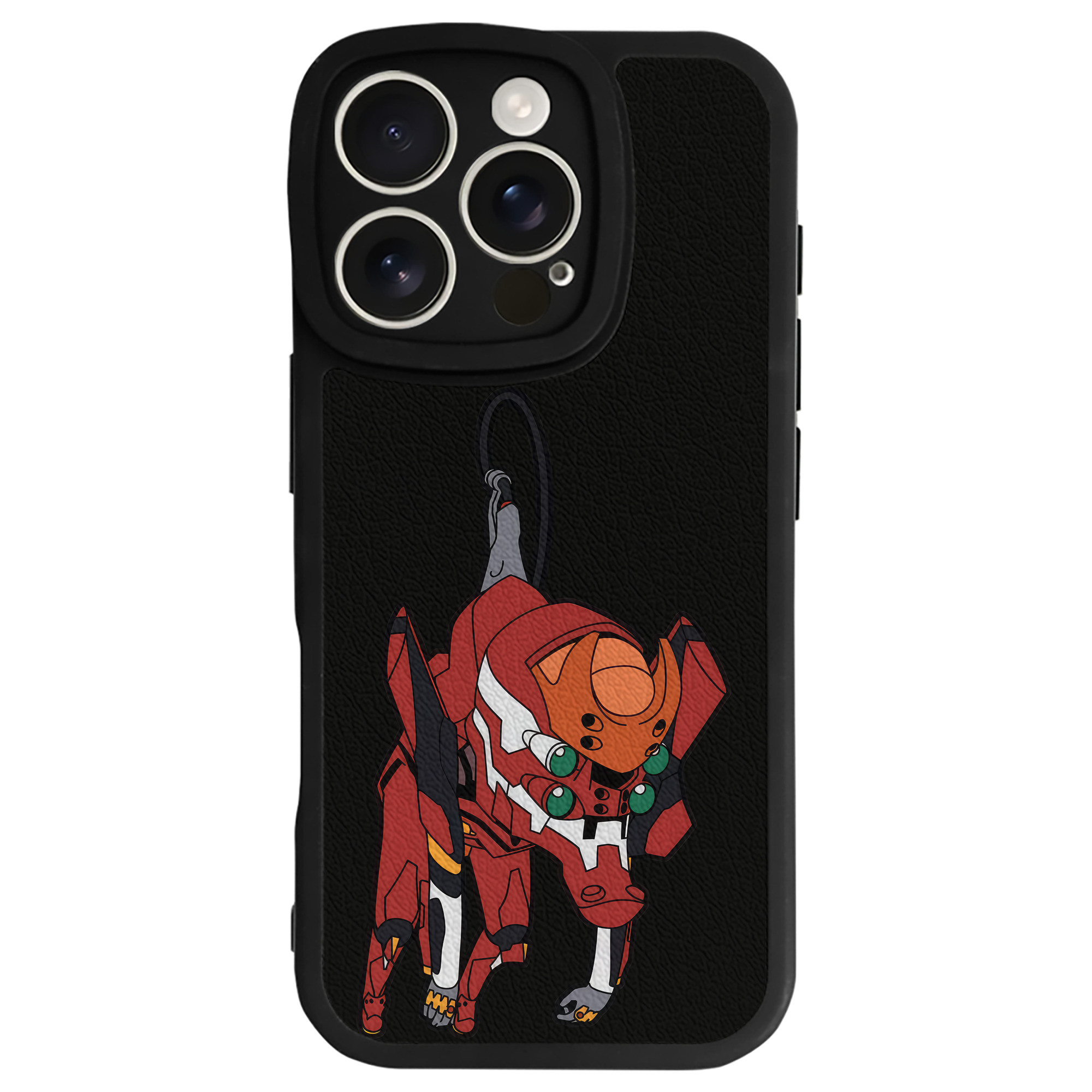 （画像用） EVA 新世紀エヴァンゲリオン 【iPhone 16シリーズ対応】シリコンスマホケース（レザー調） 材質：シリコン